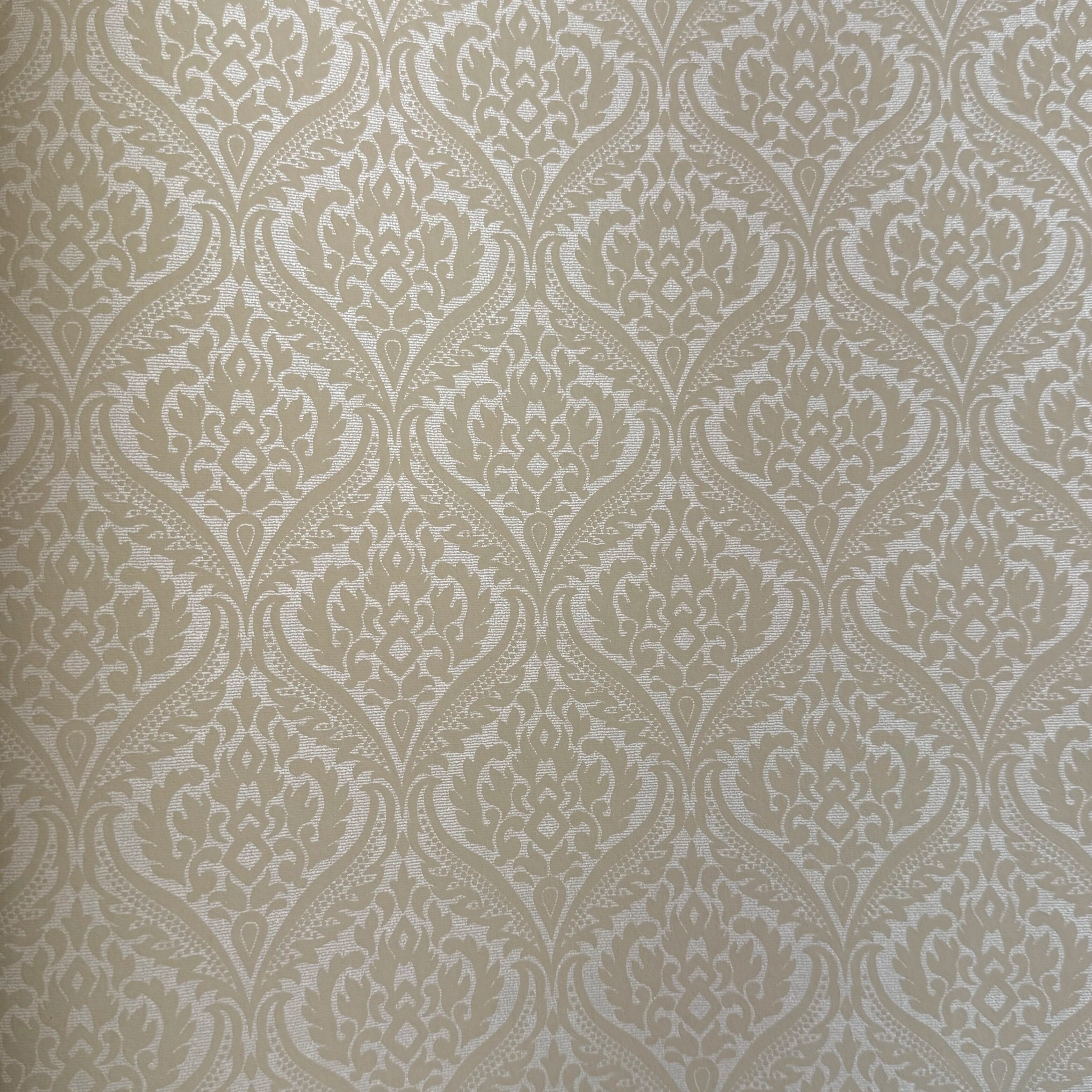 美国原装进口高端欧式大马士革壁纸客厅卧室背景墙轻奢墙纸现货