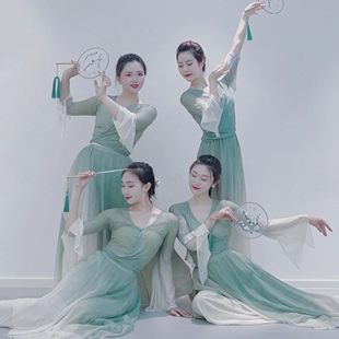 醉清波舞蹈服装儿童中小学生演出服入莲间表演服古典舞春颂套装夏