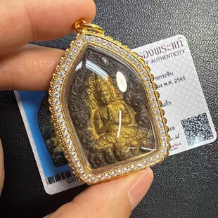 阿赞摩纳帝女花坤平带萨马空证书吊坠 泰国泰牌正牌真品正品