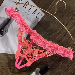 性感丁字裤女蝴蝶情趣镂空T裤火辣诱惑无痕低腰撩汉激情女士内裤