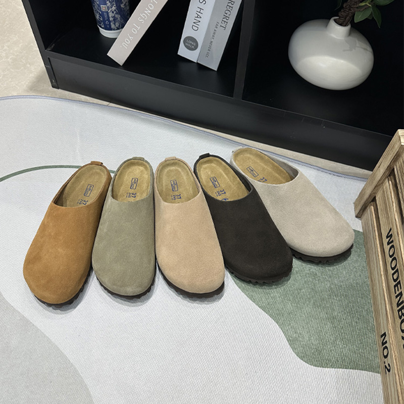 头层真牛皮复古row风勃肯鞋舒适