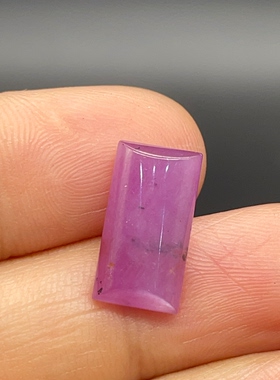 5.99ct天然红宝石枕形马鞍形裸石镶嵌戒面吊坠戒指专柜品质真现货