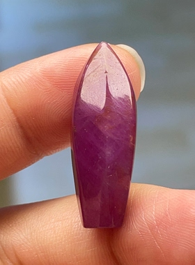 31.23ct天然红宝石六柱体男士挂坠吊坠 送男朋友新年礼物专柜正品