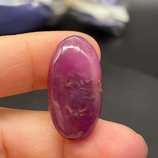 年度新款送男朋友老公礼物天然红宝石无饰平安牌吊坠42.2ct透度好