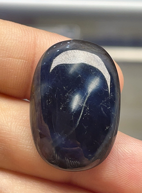 火出圈的蓝宝石来咯原矿原石正品古典美椭圆形鸽子蛋天然奇特景观