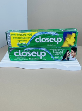 泰国Closeup牙膏绿色清香清洁牙龈护理160g