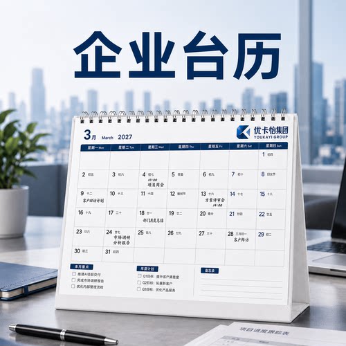 台历定制企业商务办公日历印刷