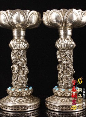 烛台纯铜祝福复古办公室