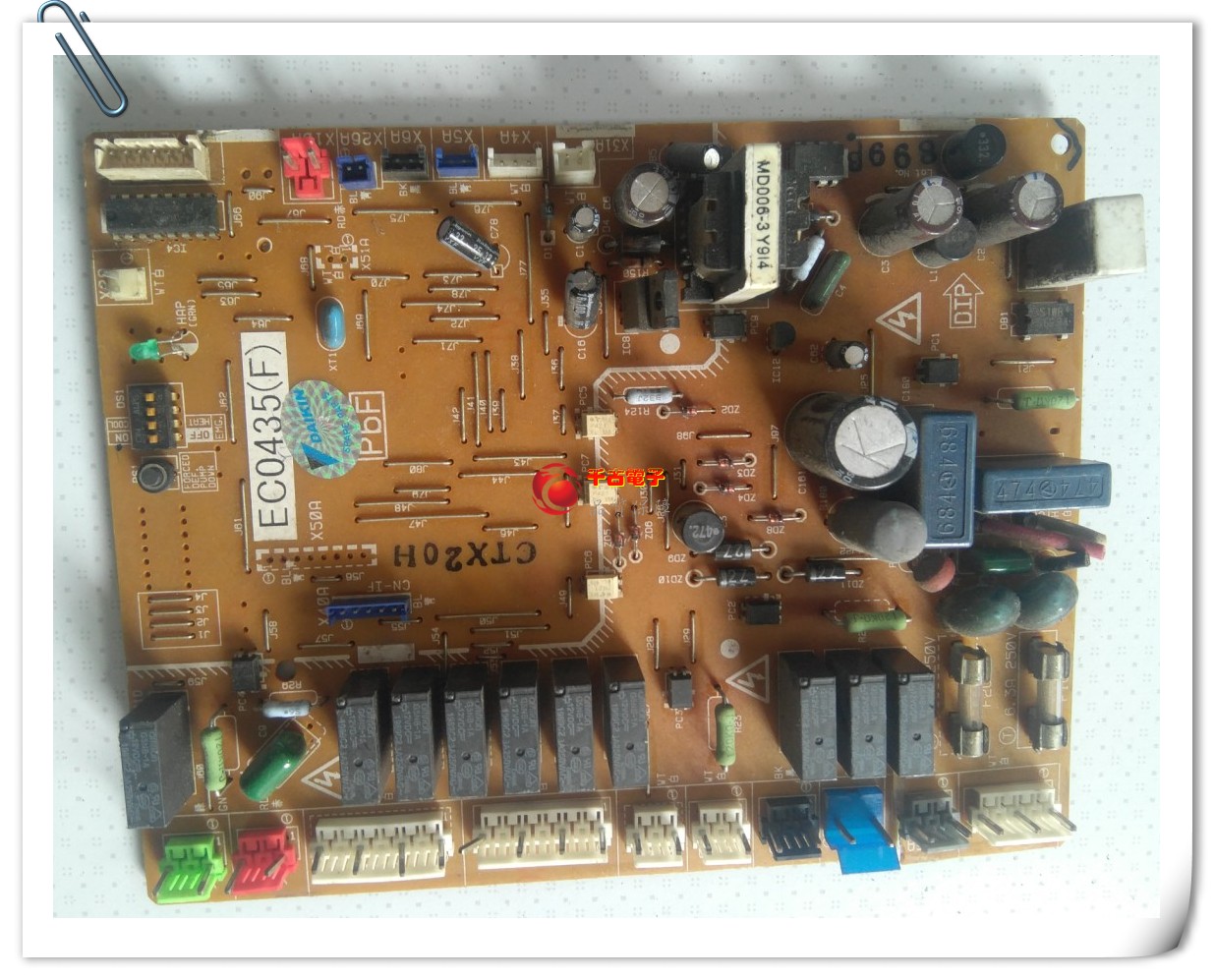 大金空调外机电脑版；RY125(71)DQY3C EC0435（F) EC0435（E)(B)