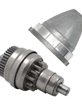 适用本田WH100T-2小公主 GCC100WH100马达头马达齿启动器马达头盖