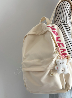 轻便简约双肩包女日系旅游校园休闲少女书包女大学生电脑双肩背包