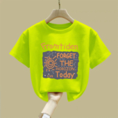 t恤纯棉2026新款 洋气夏季 12岁女孩童装 女童短袖 夏装 衣服儿童上衣