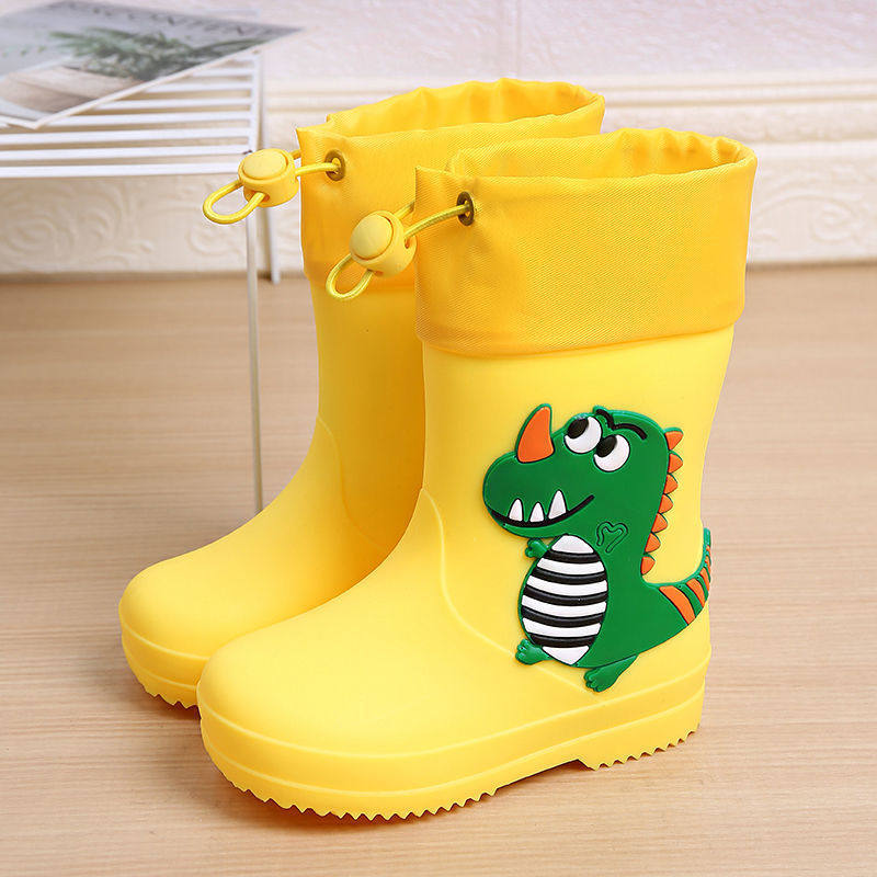 儿童雨鞋雨靴水鞋防水防滑童女童幼儿小女孩胶鞋中筒防雨鞋
