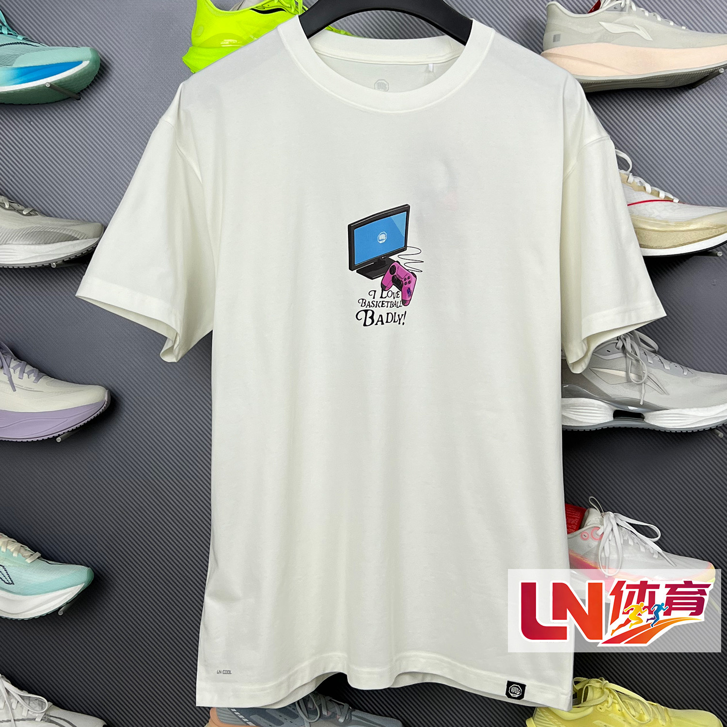 李宁T恤2026夏季新品篮球系列男子时尚运动潮流短袖文化衫AHSW183