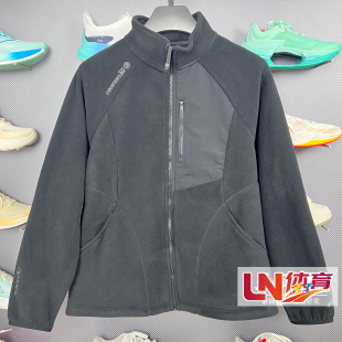 摇粒绒上衣AWDV917 男子加绒保暖防泼水宽松开衫 李宁2025冬季 新品