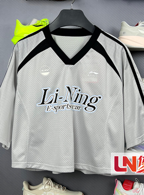 李宁短袖 2026夏新品李宁 x LPL联名系列女子宽松短袖T恤ATSW254
