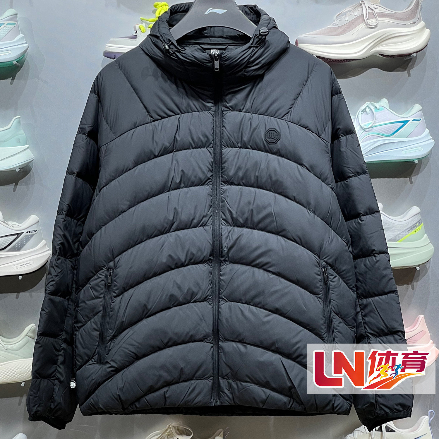 李宁2026冬新品反伍BADFIVE排骨羽绒男子85%鸭绒短羽绒服AYMW211