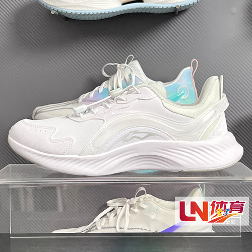 李宁休闲鞋 2025秋季新款男大童羚越2 V2透气轻便运动鞋YKCV112