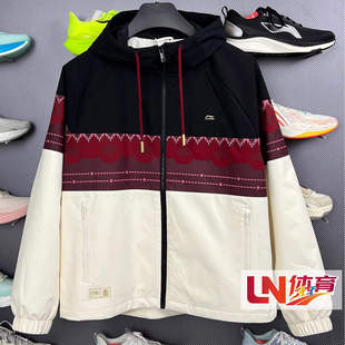 李宁棉服 2026春季新品中国文化故宫联名男子防泼水短棉服AJMW089