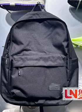 李宁双肩包 2025秋季新品男女同款学生书包运动休闲背包ABSV023