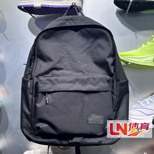 李宁双肩包 2025秋季新品男女同款学生书包运动休闲背包ABSV023