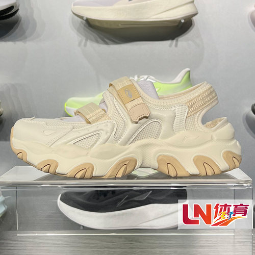李宁凉鞋2026夏新品迪士尼玛丽猫联名猫爪SANDAL女子凉鞋AGUW002