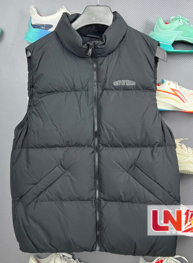 李宁马甲 2025冬季新品韦德系列男子防泼水鹅绒羽绒马甲AMRV079