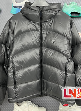 李宁羽绒服 2025冬季新品男子防泼水保暖宽松鸭绒短羽绒服AYMV501