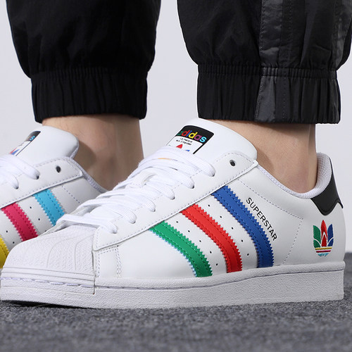 Adidas三叶草SUPERSTA贝壳头板鞋
