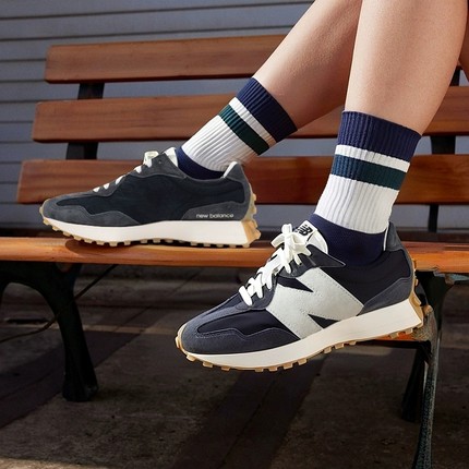 New Balance中性327复古休闲运动鞋MS327KB1 WS327KA/KB U327WCA