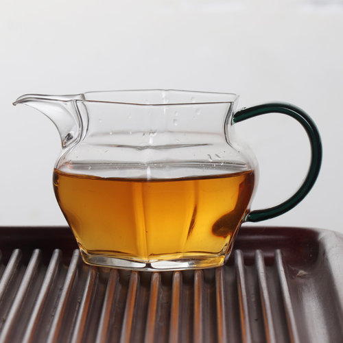 高硼硅加厚耐热透明公道杯茶海