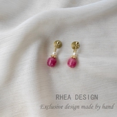 天然珍珠蚊香盘耳夹女天然石无耳洞清新甜美气质小巧耳钉耳饰