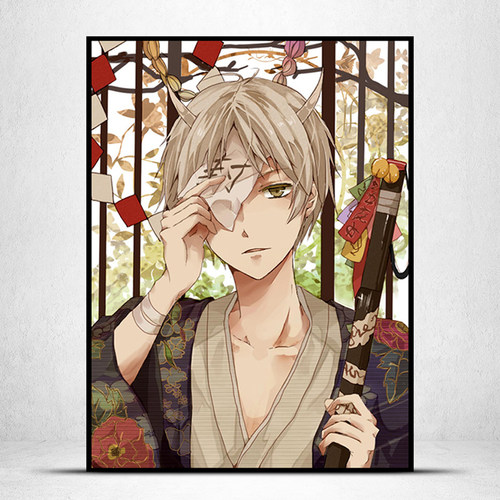 卡通动漫夏目友人帐5d钻石画男生