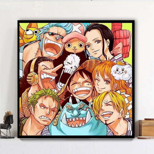 卡通动漫海贼王5d钻石画手工粘钻
