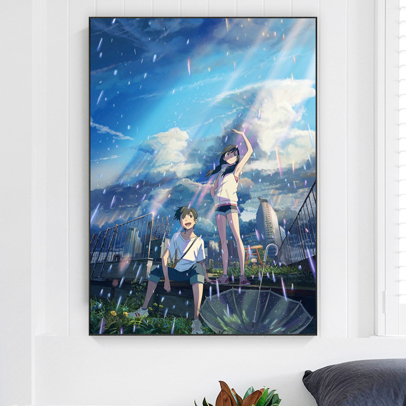 卡通动漫点钻十字绣2025新款浪漫情侣天气之子钻石画小件卧室满钻,居家布艺,钻石绣,淘宝优惠券,粉丝福利购,淘宝优惠卷