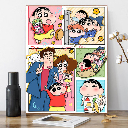 卡通儿童蜡笔小新钻石画小幅点钻