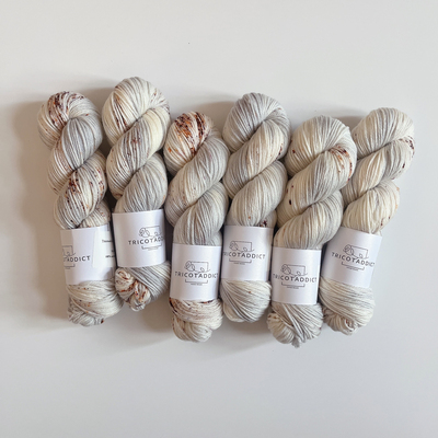 Tricotaddict雪景系列手染线100%纯羊毛100g195m