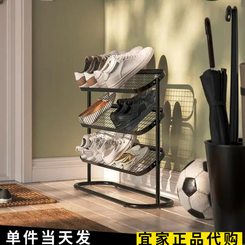 艾佳奈斯鞋架，黑色76x24x59
