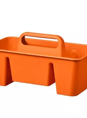 宜家斯塔斯多办公桌收纳件32x18x16桌面收纳盒分格储物亮绿色