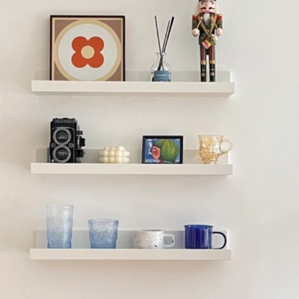 宜家莫兰达壁式图片架白大号收纳架置物架画架整理架画架国内代购