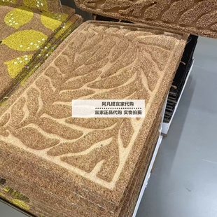 宜家康坦特尔 门垫,椰子纤维/自然风格,40x60 厘米国内代购