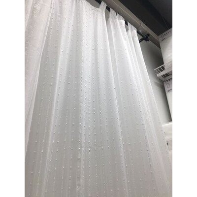 IKEA宜家新马迪尔达窗帘2幅白色145×280纱帘窗纱棉透光国内代购
