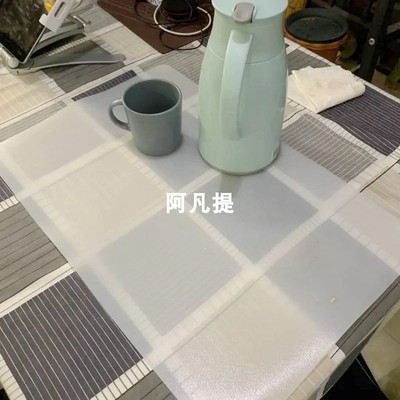 宜家普略亚书桌垫白色透明65x45