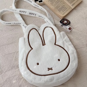 正品Miffy米菲刺绣可爱毛绒包