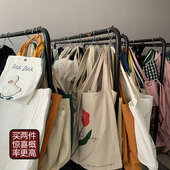 热卖 福利捡漏自制随机库存有惊喜盲盒单肩斜挎帆布文艺休闲托特包