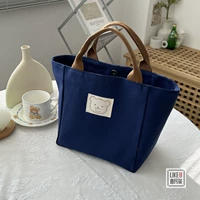 Синяя сумка, с медвежатами