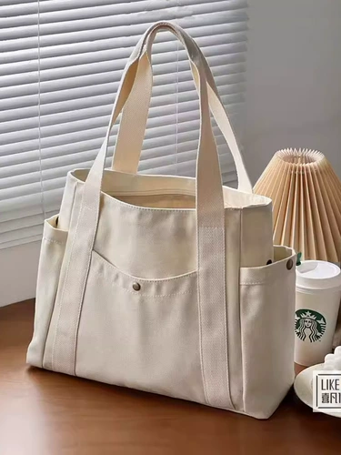 Оригинальная дизайнерская японская универсальная сумка с молнией, шоппер, увеличенная толщина