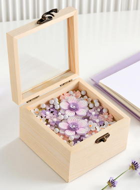 衍纸音乐花盒【紫色浪漫 】创意diy制作折纸手工材料包工具套装