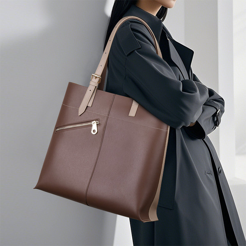 真皮托特包女2025新款软皮大包包大容量时尚单肩女包休闲手提包,箱包皮具/热销女包/男包,托特包,淘宝优惠券,粉丝福利购,淘宝优惠卷