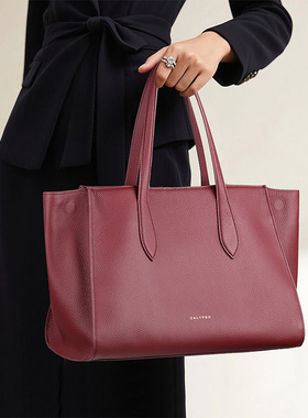 2026新款女士手提包真皮大容量通勤包包上班族洋气单肩腋下托特包